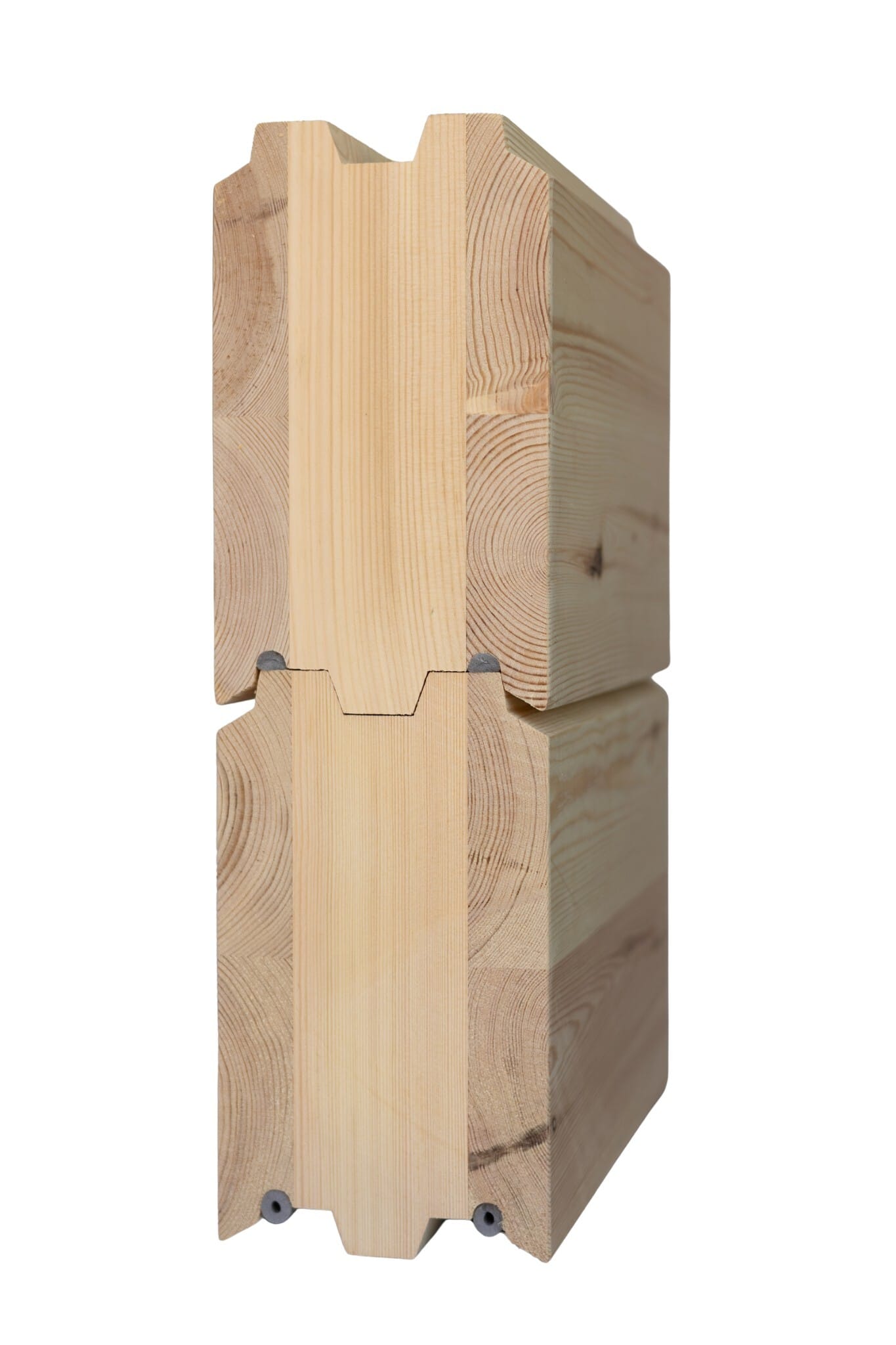 134 x 227 mm painumattoman lamellihirren rakenne